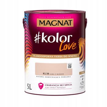 Magnat #kolorLove Kawa z mlekiem KL38 5L - Lateksowa Do Twojego Wnętrza!