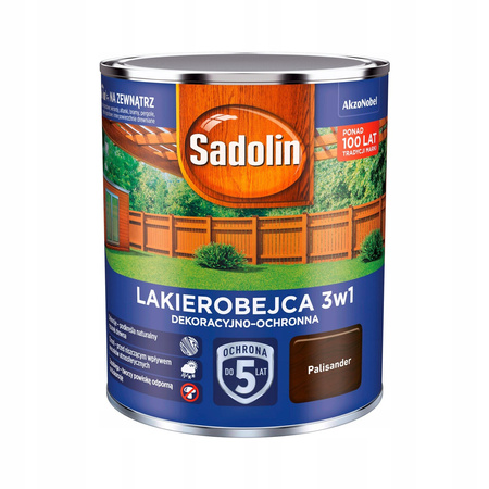 Lakierobejca Sadolin 0,7 l Palisander 3w1