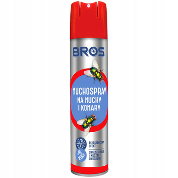 BROS SPRAY na MUCHY MOLE MUSZKI MUCHOSPRAY 400ml