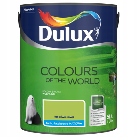 Farba lateksowa ścienna DULUX KŚ Las Równikowy 5L