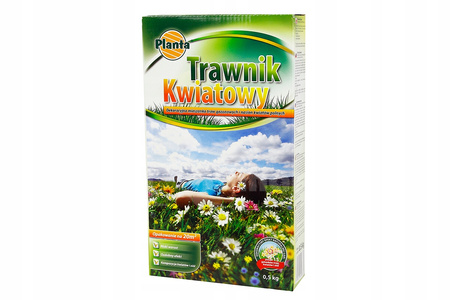 PLANTA TRAWNIK KWIATOWY 0,5kg TRAWA Z KWIATAMI POLNYMI KWIETNA ŁĄKA