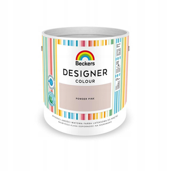 Farba lateksowa odporna Beckers Designer COLOUR POWDER PINK MAT 2,5L