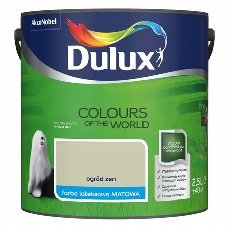 Farba lateksowa ścienna Dulux 2,5 l odcień zieleni