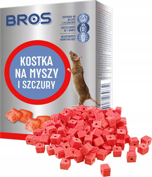 BROS KOSTKA NA MYSZY I SZCZURY 1KG