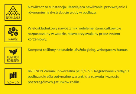 KOREN Ziemia Uniwersalna z nawilżaczem i ECOFIBREX 80 L