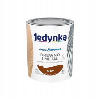 Jedynka do mebli Deco&Protect Drewno i Metal Mat Brązowy Ciemny 0,7L