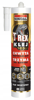 Klej MEGA MOCNY T - REX Soudal hybrydowy 290 ml - ekstremalnie wysoka siła spojenia