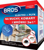 BROS elektro + płyn na muchy, komary i mrówki 3w1 - skuteczny