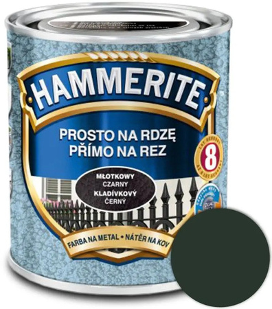 Emalia metalu HAMMERITE Ciemnozielony 0,25L