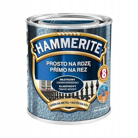 Farba do metalu HAMMERITE Ciemnoniebieski 0,7L