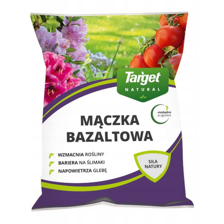 MĄCZKA BAZALTOWA TARGET WZMACNIA ROŚLINY BARIERA NA ŚLIMAKI SZKODNIKI 8 KG