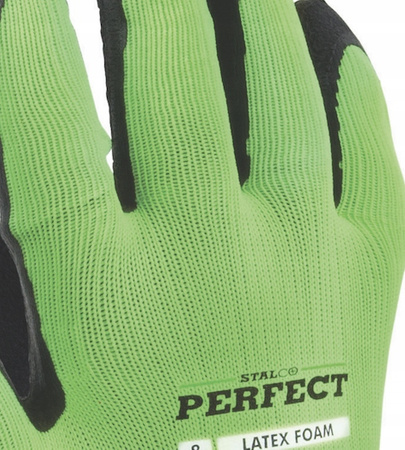 RĘKAWICE POLIESTROWE "LATEX FOAM" 9" S-76313 STALCO PERFECT