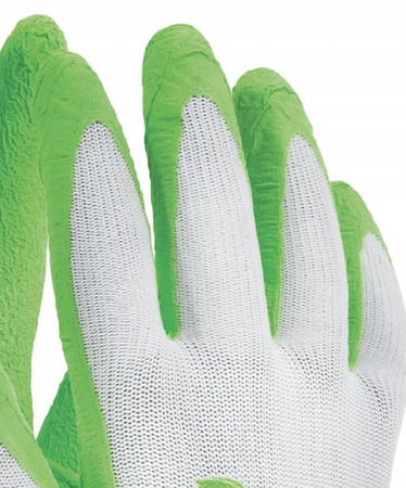 RĘKAWICE POLIESTROWE "LATEX FOAM G" 6" S-80700 STALCO GARDEN