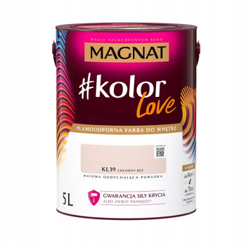 Magnat #kolorLove Chłodny Beż KL39 5L - Lateksowa Do Twojego Wnętrza!