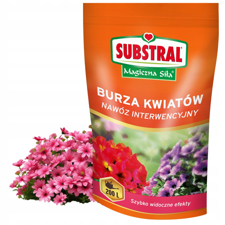 Nawóz Interwencyjny Do Pelargoni i Surfinii Burza Kwiatów 200g Substral