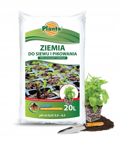 Ziemia do wysiewu i pikowania 20L Planta