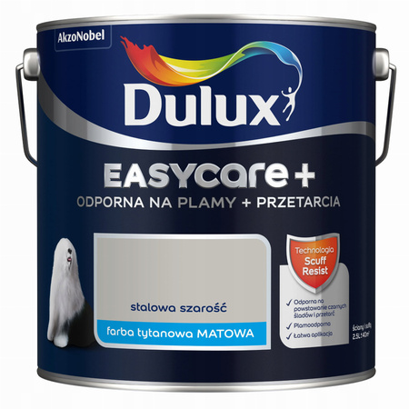 Farba lateksowa ścienna Dulux Stalowa Szarość 2,5L