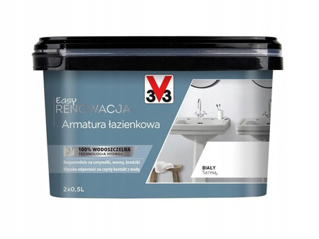 V33 EASY RENOWACJA ARMATURA ŁAZIENKOWA BIAŁY