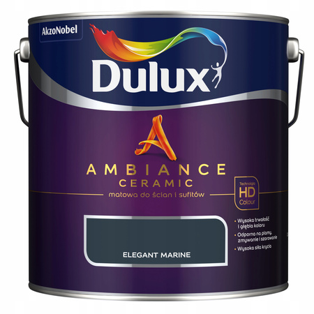 Dulux Ambiance Ceramic Elegant Marine 2,5L - farba ceramiczna do ścian i sufitów