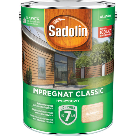 Impregnat drewna Sadolin Hybryda Bezbarwny 4,5L