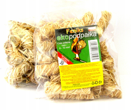 Feniks Ekopodpałka podpałka rozpałka 20szt. 0,2 kg - grill kominek ognisko