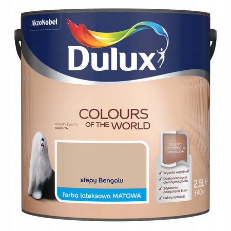 Farba lateksowa ścienna DULUX Stepy Bengalu 2,5L