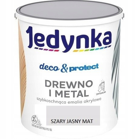 Jedynka do mebli Deco&Protect Drewno i Metal Satynowy Połysk Biały 0,7L