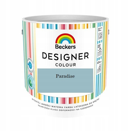 Farba lateksowa odporna Beckers Designer MAT COLOUR PARADISE 2,5L