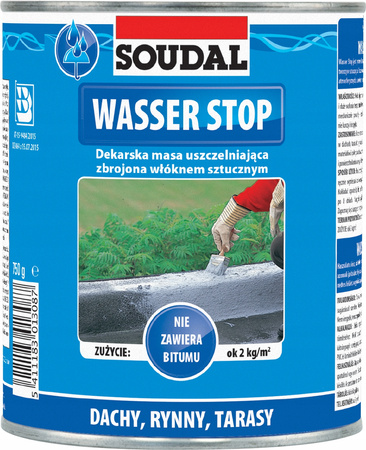 SOUDAL IMPREGNACJA DACHÓW WASSER STOP 4kg