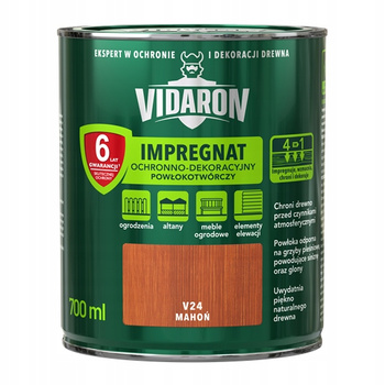 Impregnat do drewna Vidaron mahoń V24 0,7L