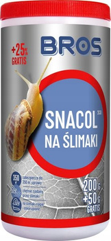 BROS SNACOL MOCNY ŚRODEK TRUTKA NA ŚLIMAKI GRANULKI 3GB 250g