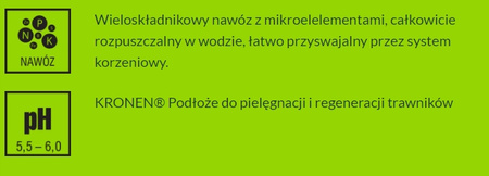 KRONEN Podłoże do pielęgnacji i regeneracji trawników 40L