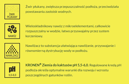 KRONEN ZIEMIA DO KAKTUSÓW 5L