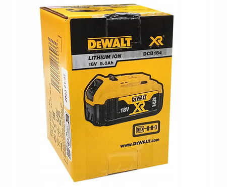 DeWalt DCB184 XR AKUMULATOR 18V 5,0Ah ORYGINAL