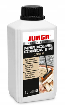 Płyn do MYCIA KOSTKI BRUKOWEJ do czyszczenia RDZY JURGA CLEANER HD 1L