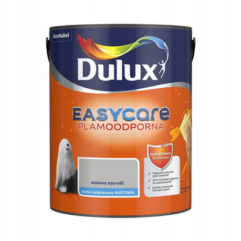 Farba akrylowa DULUX EASY CARE Stalowa szarość 5L