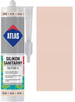 ATLAS SILIKON SILTON S 280ml - 018 BEŻ PASTELOWY