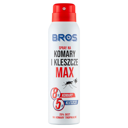 BROS MAX spray rozpylacz na komary i kleszcze 90ml - skuteczny