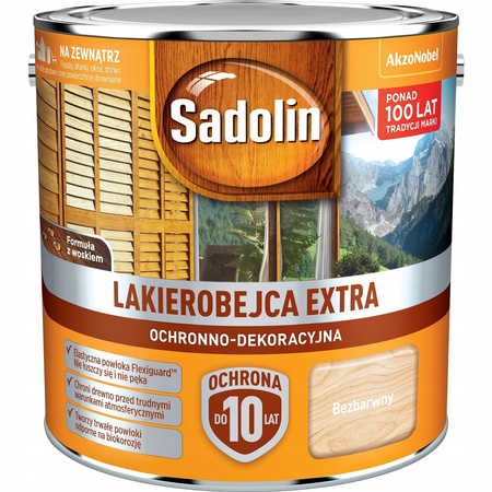 Lakierobejca Sadolin Extra Bezbarwny 2,5L