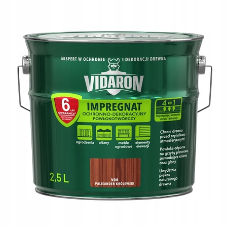 Impregnat do drewna Vidaron palisander królewski V08 2,5L