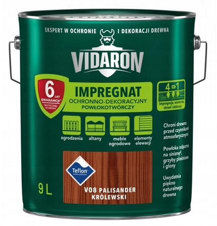 Impregnat do drewna Vidaron palisander królewski V08 2,5L