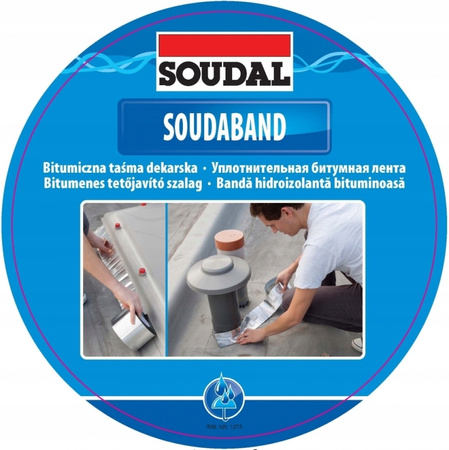 Dekarska taśma uszczelniająca Soudal Soudaband, kolor - aluminium 100mm x 10m