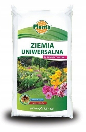 Ziemia uniwersalna do kwiatów i warzyw PLANTA 10L ph 5,5-6,5