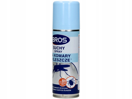 BROS SUCHY SPRAY NA KOMARY I KLESZCZE 90ML - Skuteczny Bez Plam