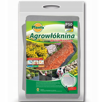 Planta Agrowłóknina ściółkująca P50 1,6x10m czarna 50g/m2- przeciw chwastom