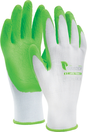 RĘKAWICE POLIESTROWE "LATEX FOAM G" 6" S-80700 STALCO GARDEN