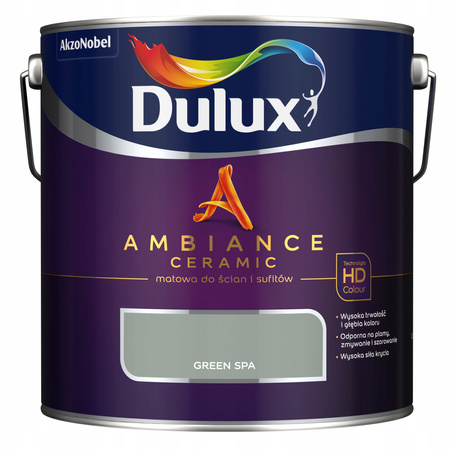 Dulux Ambiance Ceramic Green Spa 2,5L - farba ceramiczna do ścian i sufitów