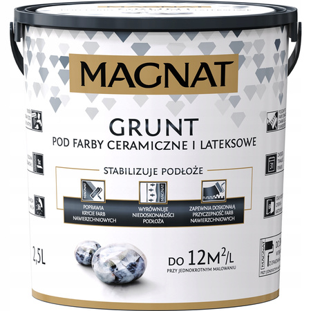 MAGNAT Primer Grunt Unigrunt Biały 2,5L Farba podkładowa