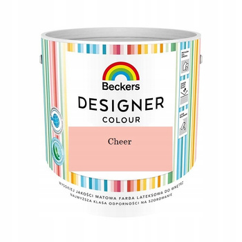 Farba lateksowa odporna Beckers Designer MAT COLOUR CHEER 2,5L