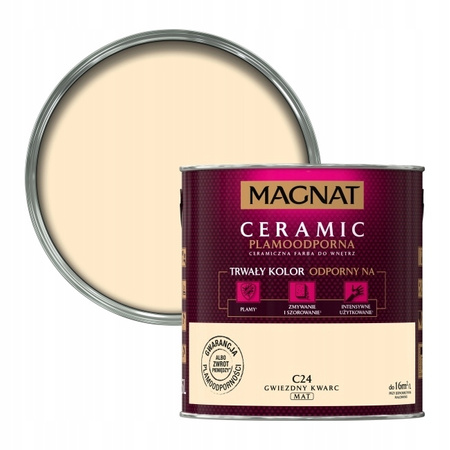 Farba ceramiczna do ścian Magnat Ceramic GWIEZDNY KWARC C24 2,5L